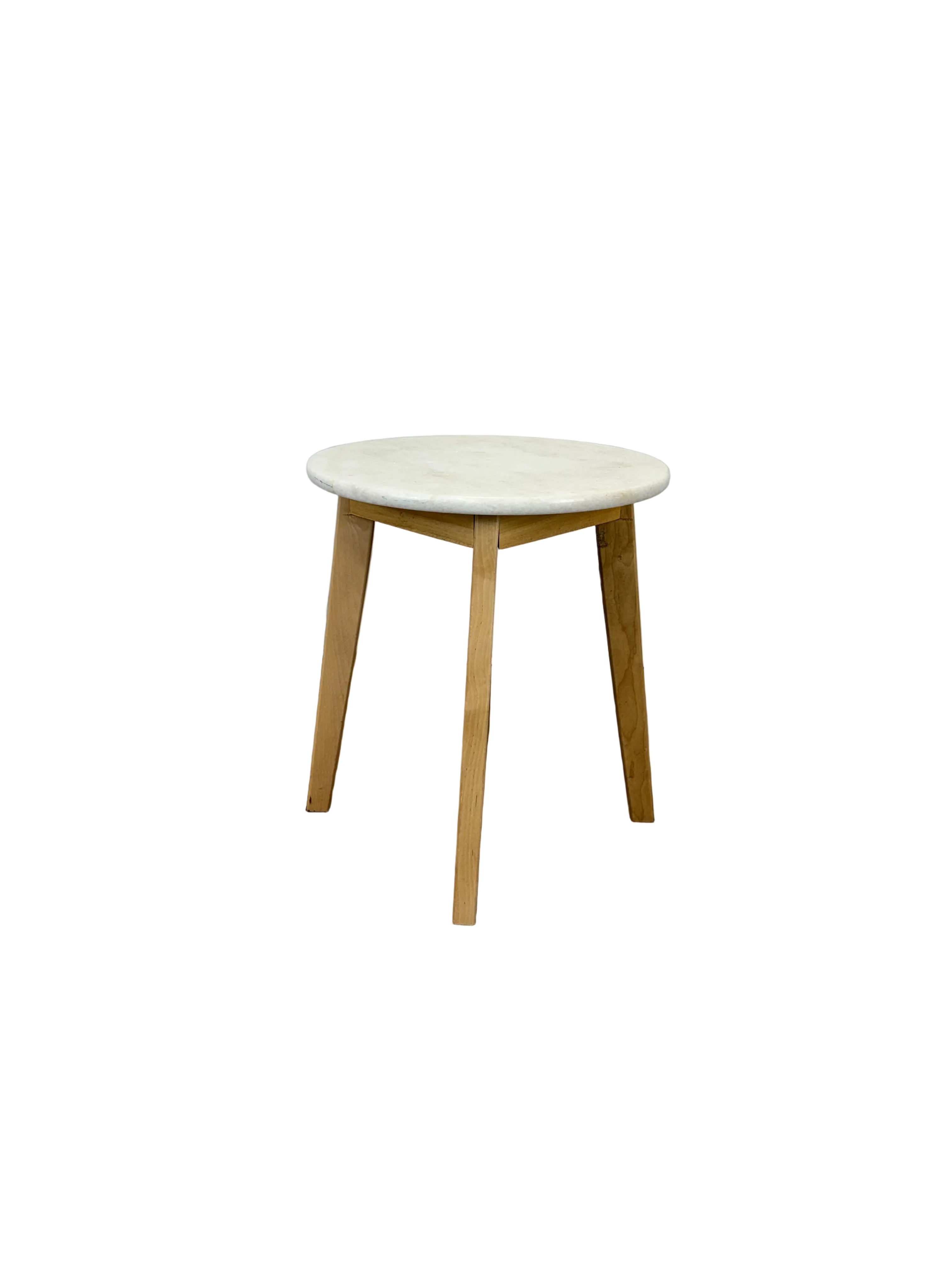 Coastal Marble Top Side Table