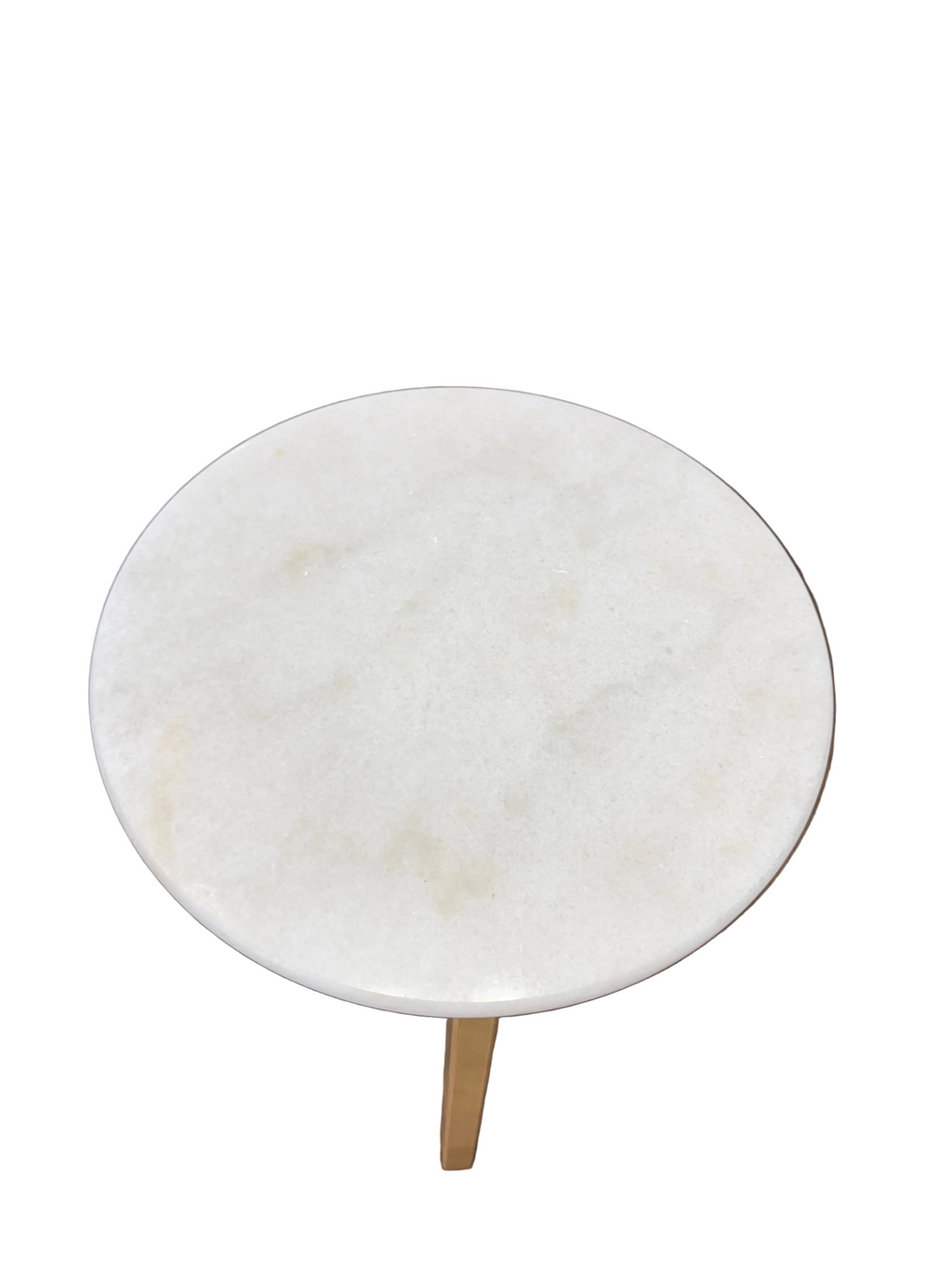 Coastal Marble Top Side Table