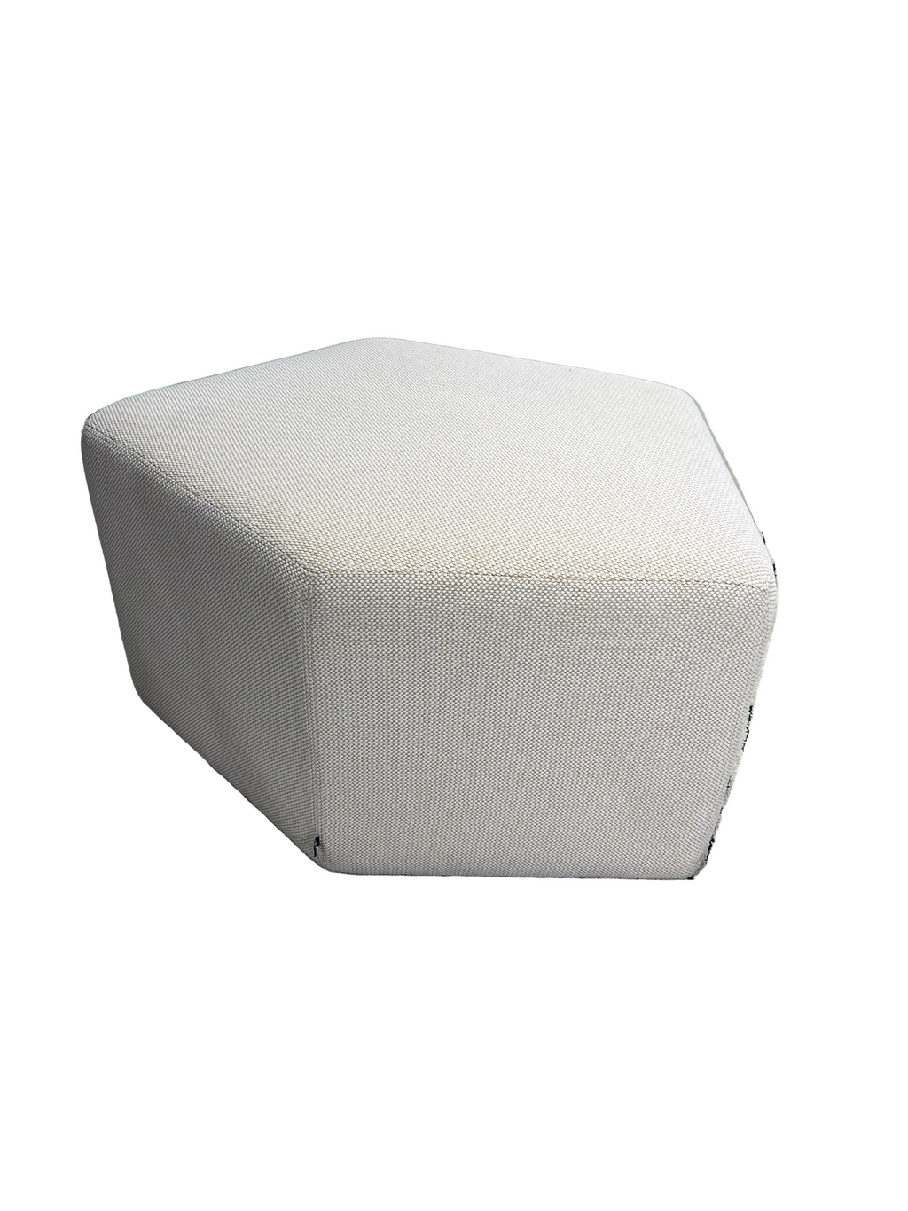 DE Ottoman White - Pentagonal