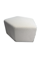 DE Ottoman White - Pentagonal