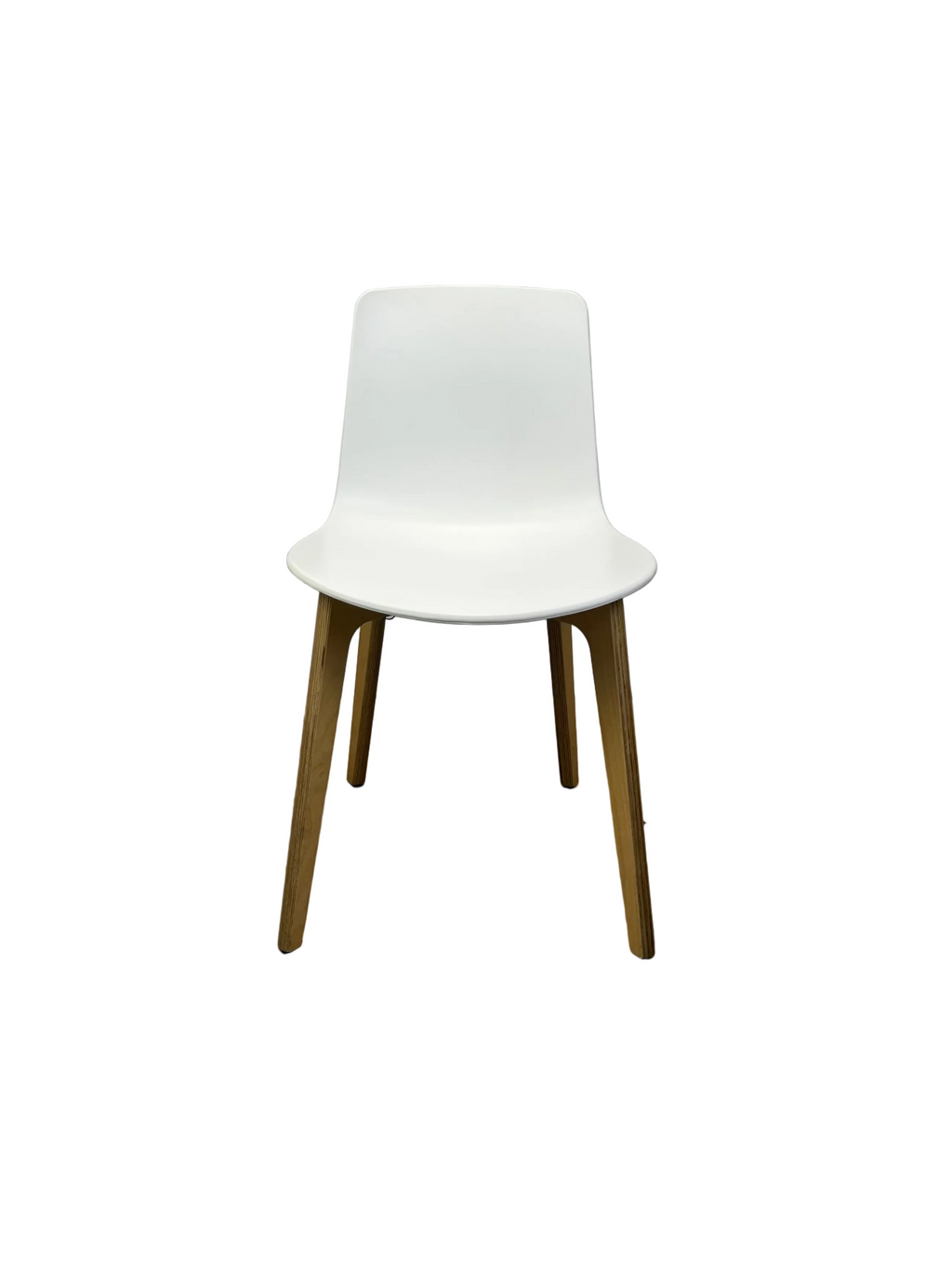 Lottus White Dining Chair by Lievore Alther Mollina