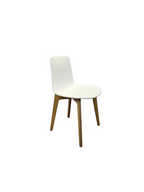 Lottus White Dining Chair by Lievore Alther Mollina