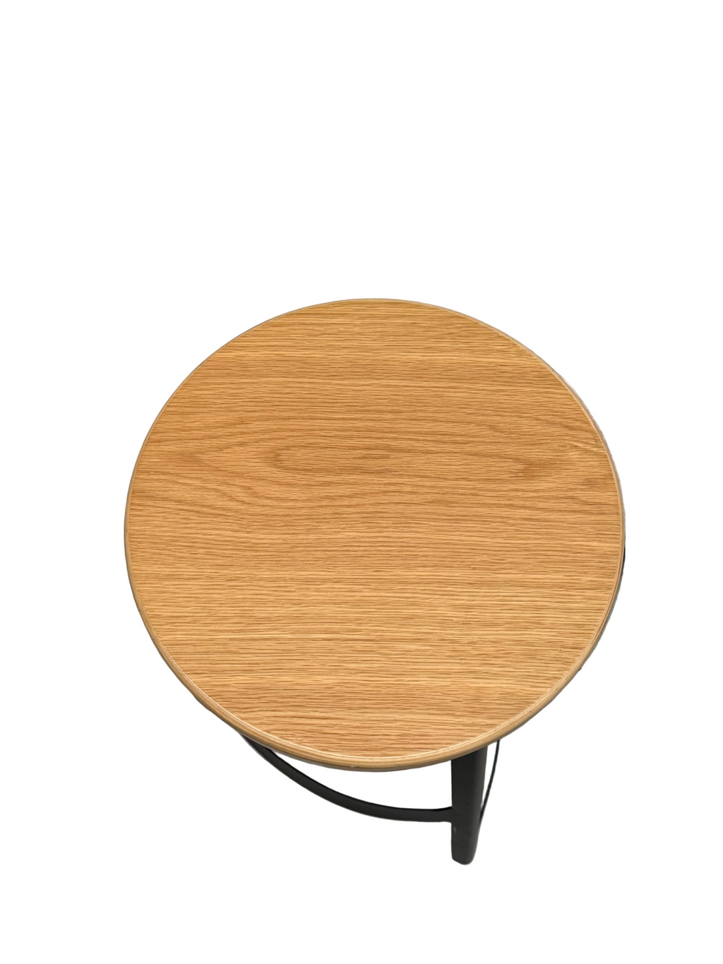Sean Dix Factory Barstool - Natural Timber & Black Metal