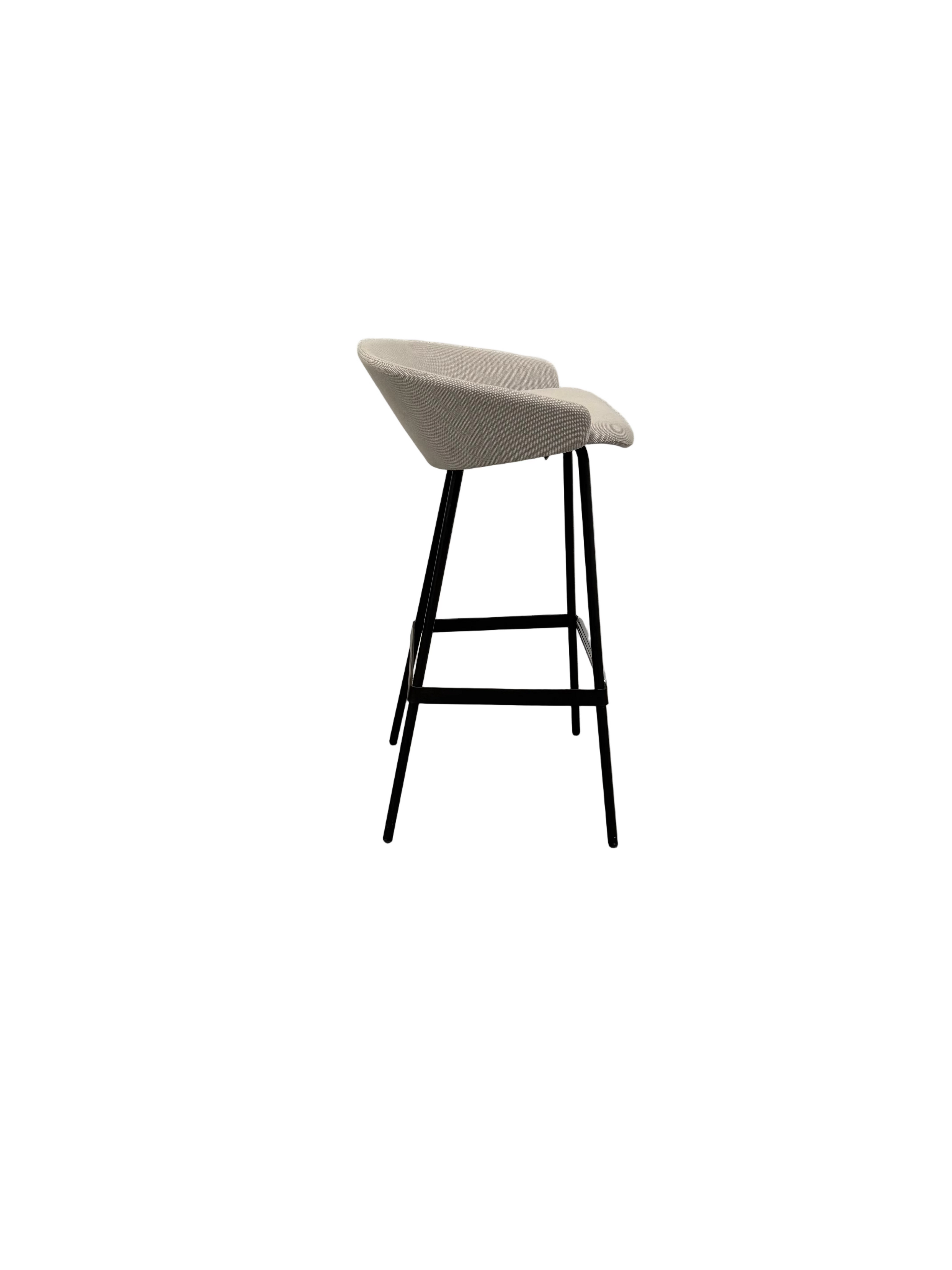 LAB Barstool by Emmegi Grey Tone