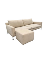 Authentic B&B Italia 'Harry' Sofa & 'Charles' Ottoman by Antonio Citterio