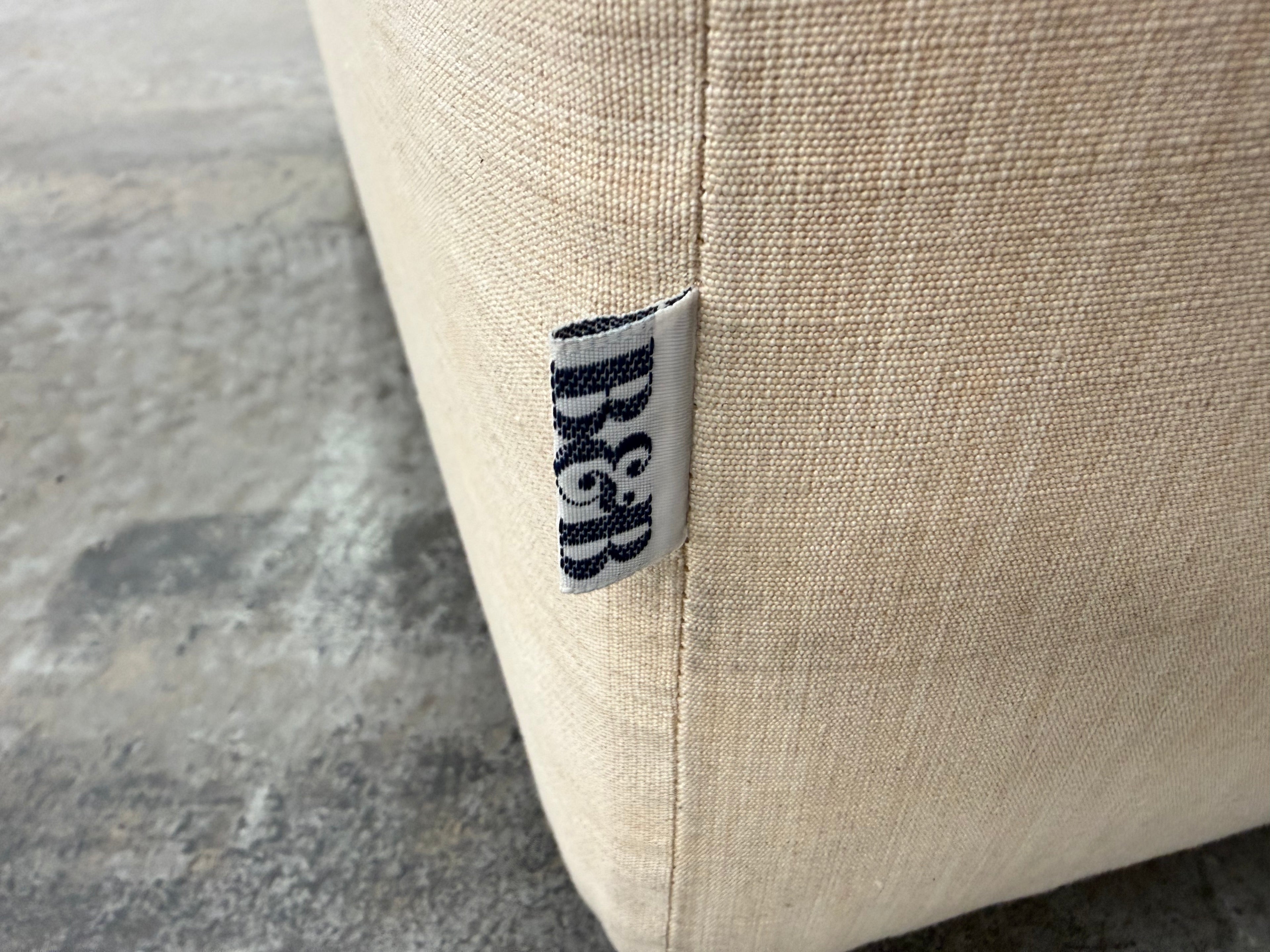 Authentic B&B Italia 'Harry' Sofa & 'Charles' Ottoman by Antonio Citterio