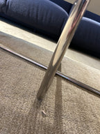Sabrina Coffee Table Polished Stainless Steel with Marble