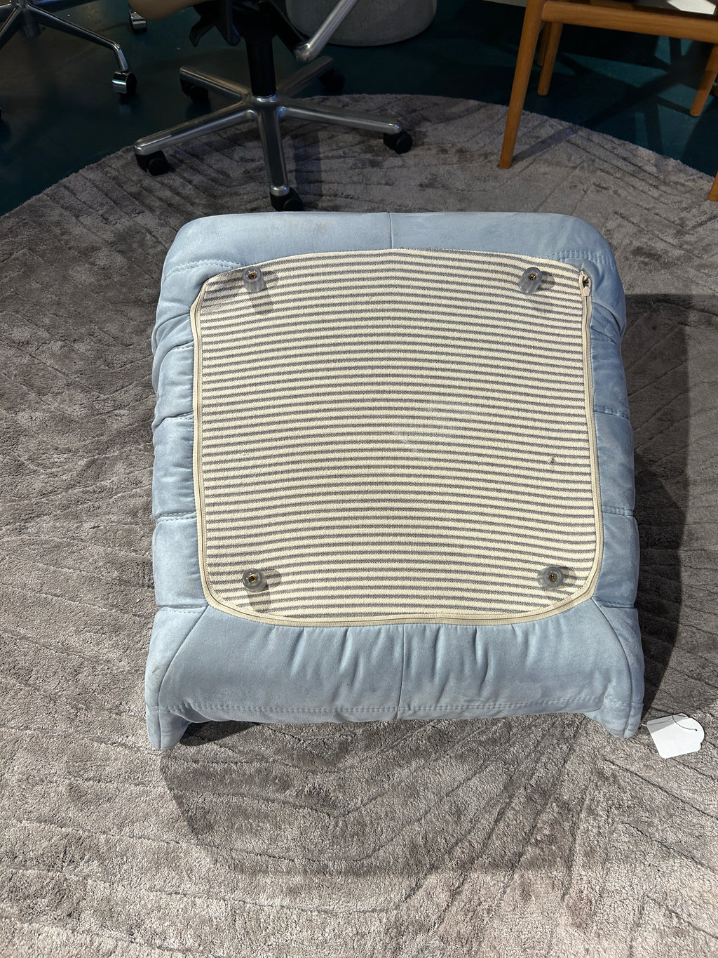 Small Quilted Lounge Chair