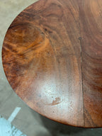 Reclaimed Solid Timber Wood Hourglass Side Table
