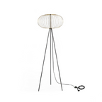 Jaula LED Floor Lamp With Steel Shade