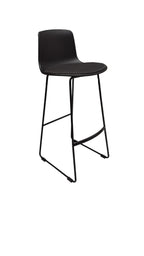 Lottus Black Bar Stool by Enea