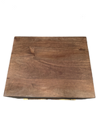 Walnut Wood Finish Bedside Table