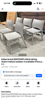 Bontempi Aqua Dining chair