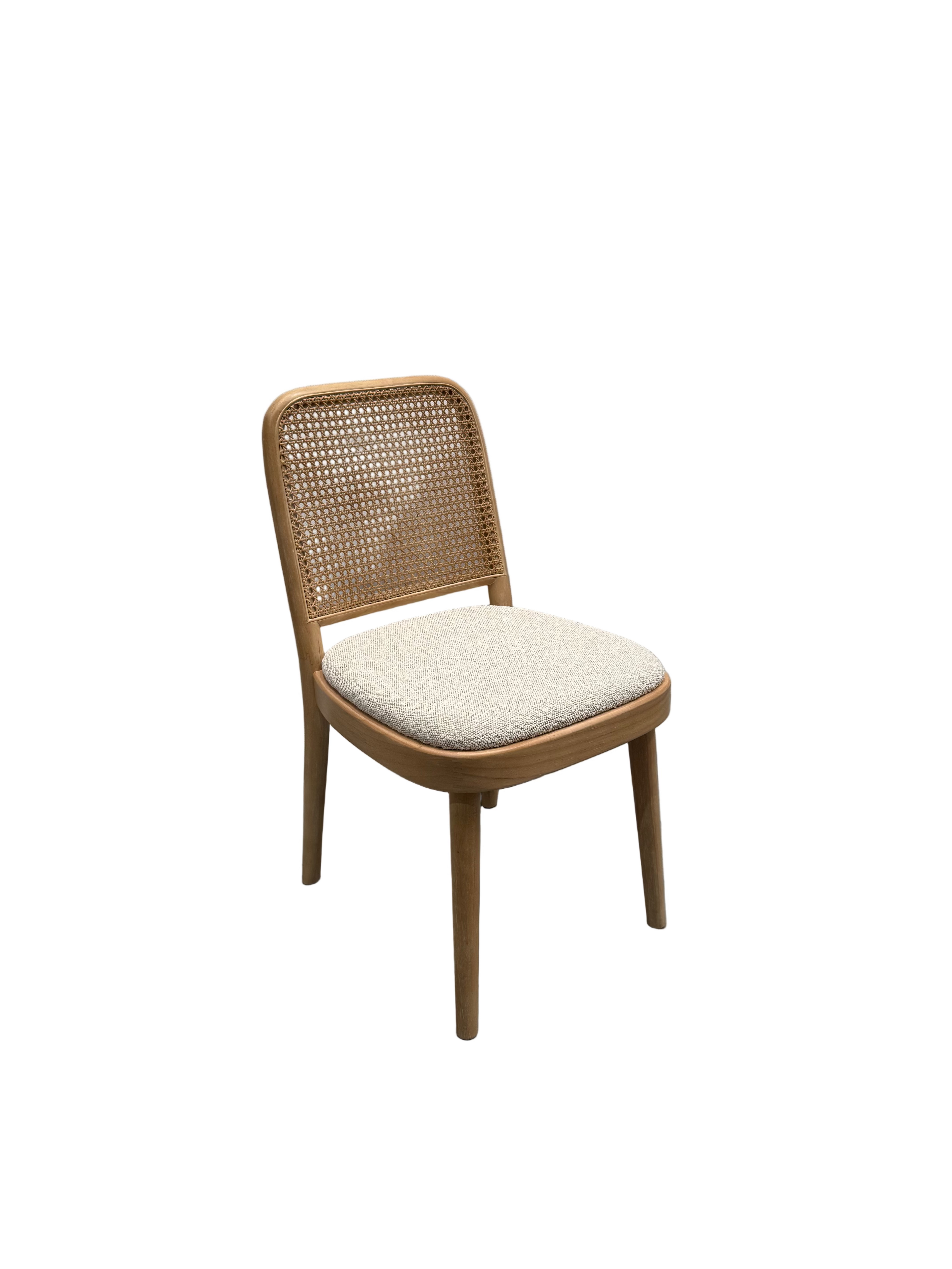 Edith Cane Chair White Wash by Castlery