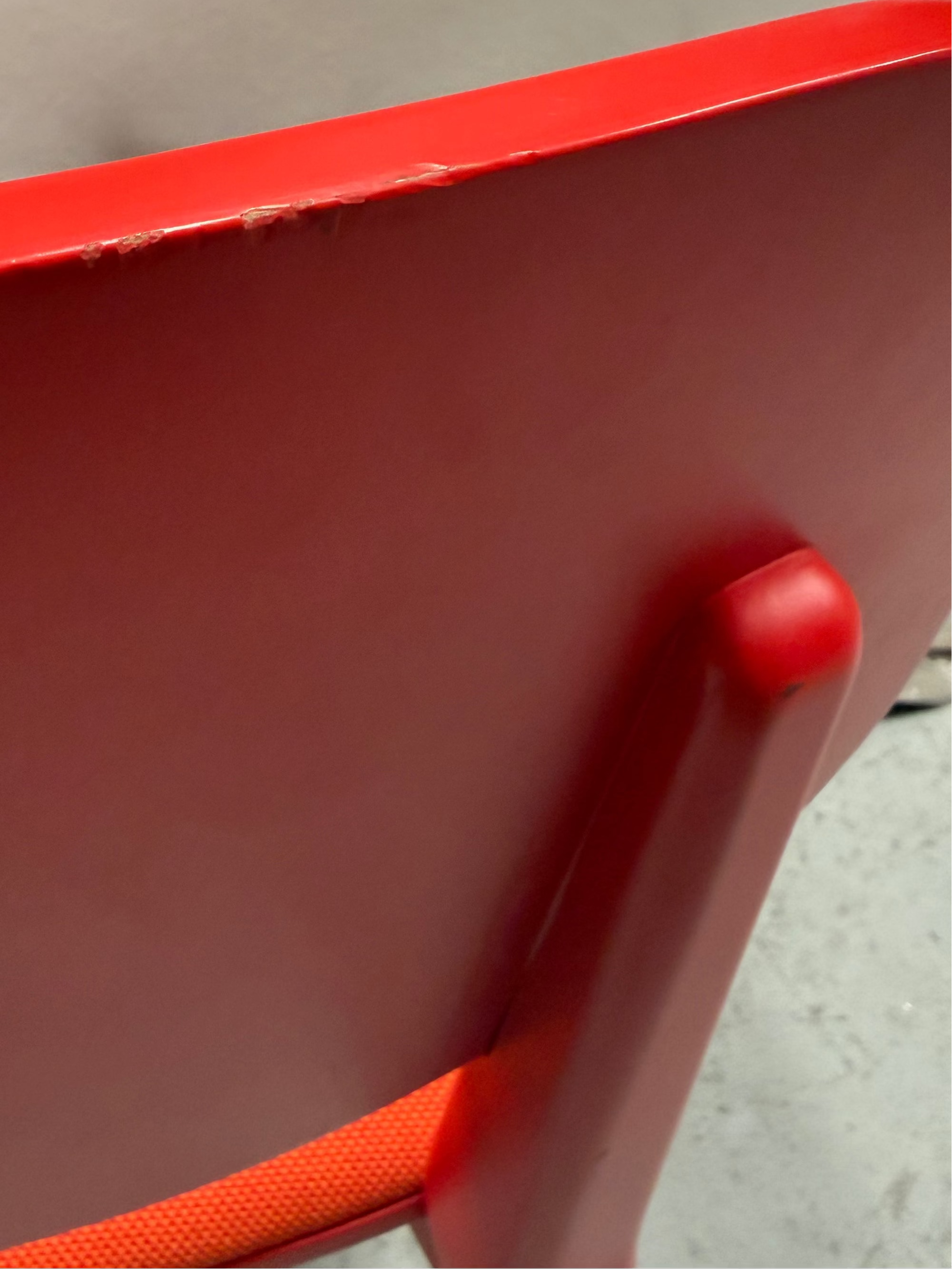 Billiani Red Occassional Dining chair