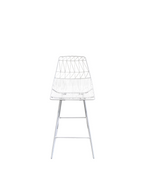 Bend Counter Stool White