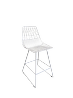 Bend Counter Stool White