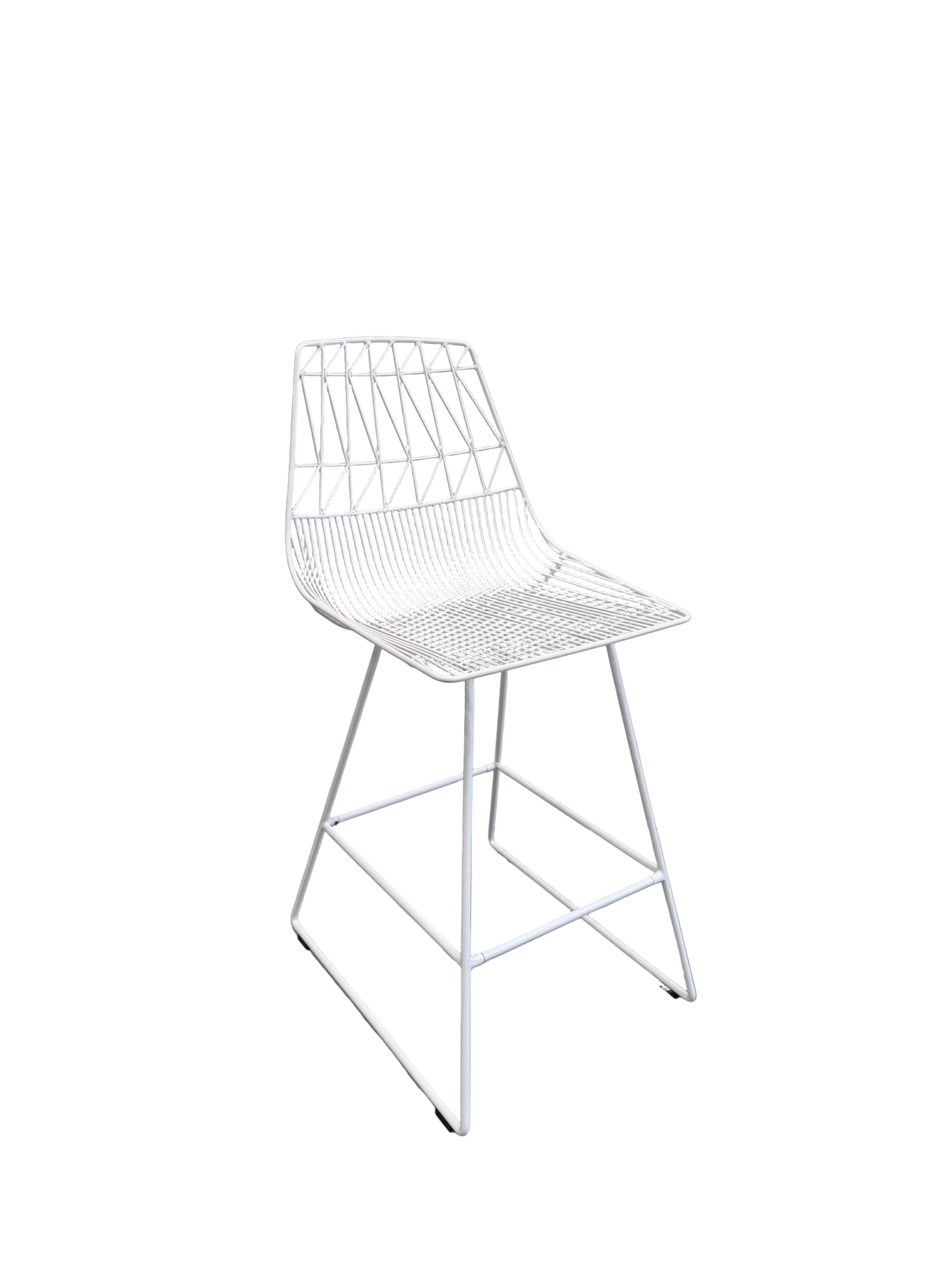 Bend Counter Stool White