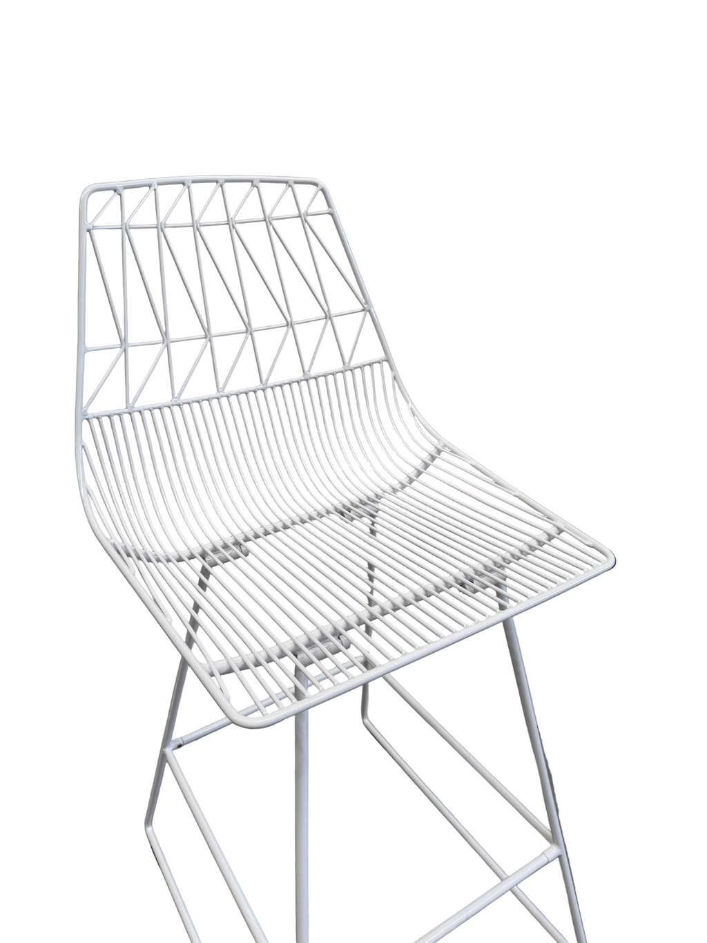 Bend Counter Stool White