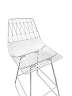 Bend Counter Stool White