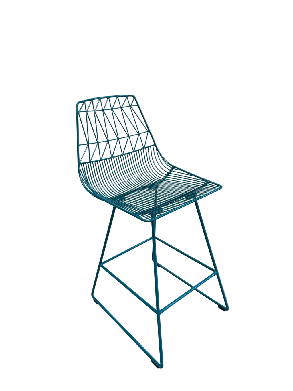 Bend Counter Stool Peacock Blue