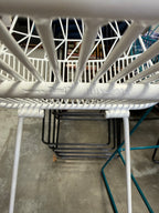 Bend Counter Stool White