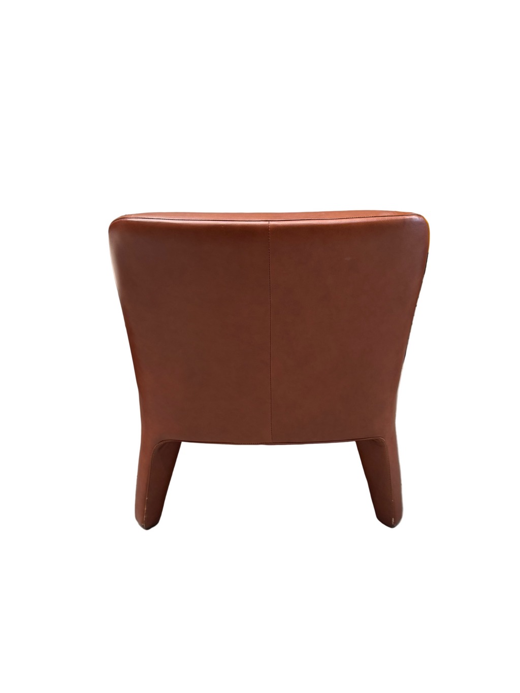 Jardan Dark Tan Kelly Leather Armchair