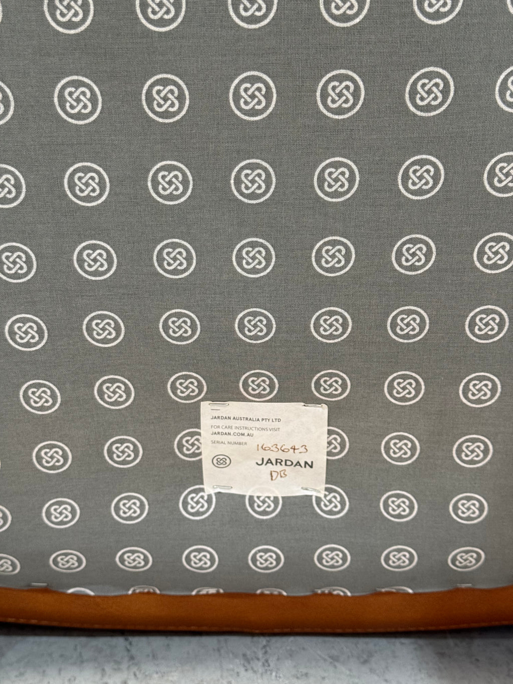 Jardan Kelly Tan Leather Armchair