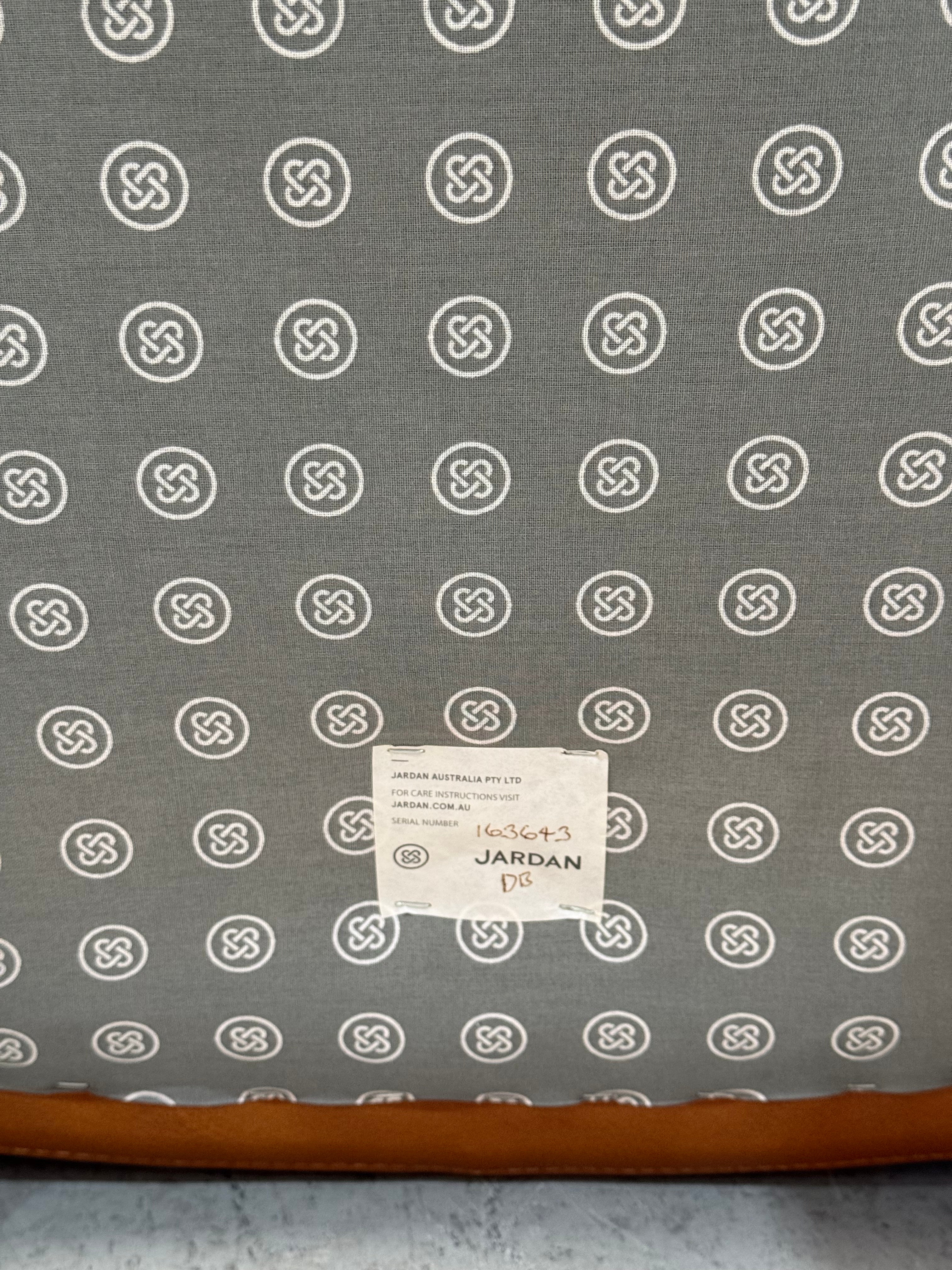 Jardan Kelly Tan Leather Armchair