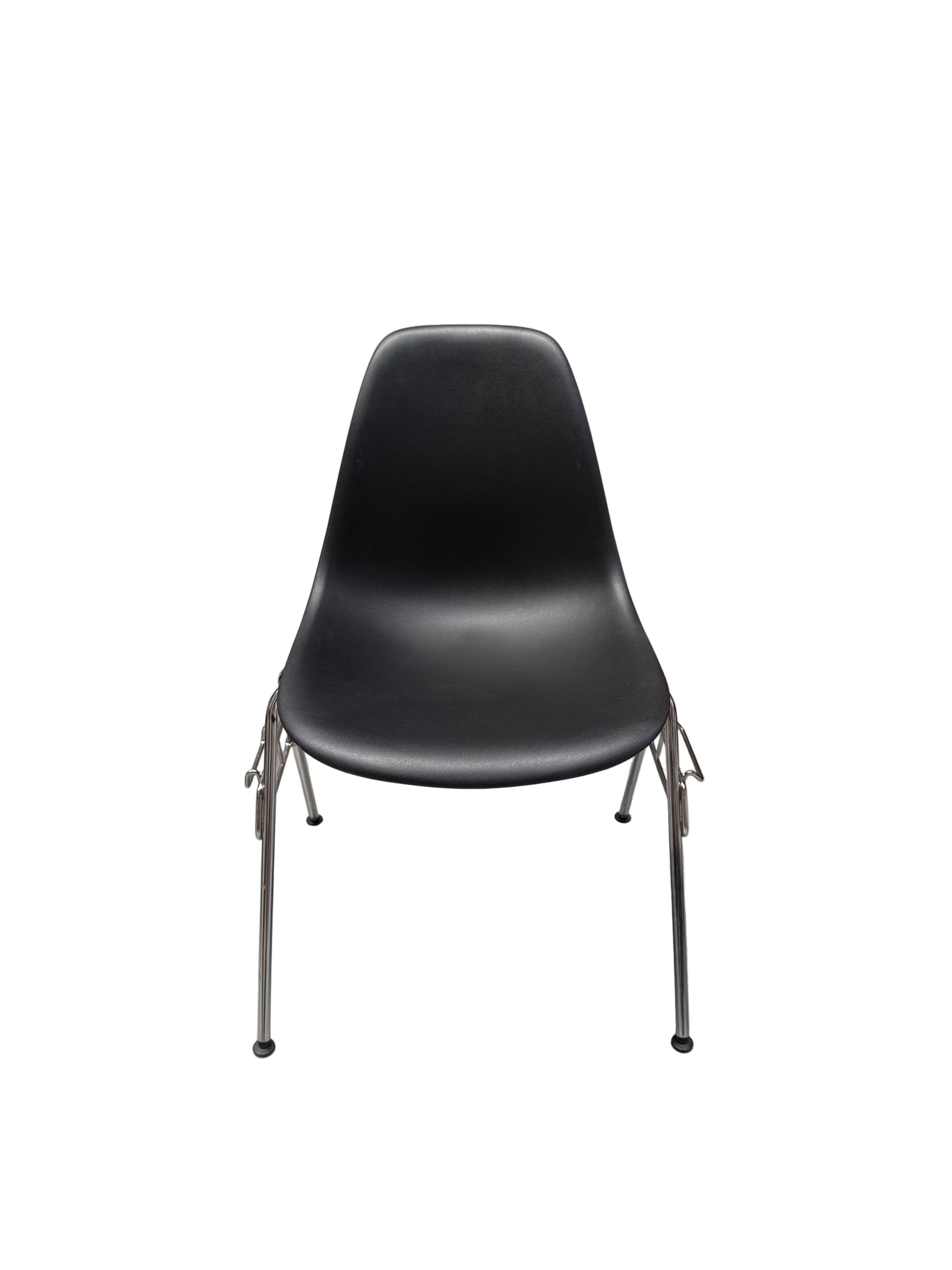 Eames DSS Black Stacking Chair