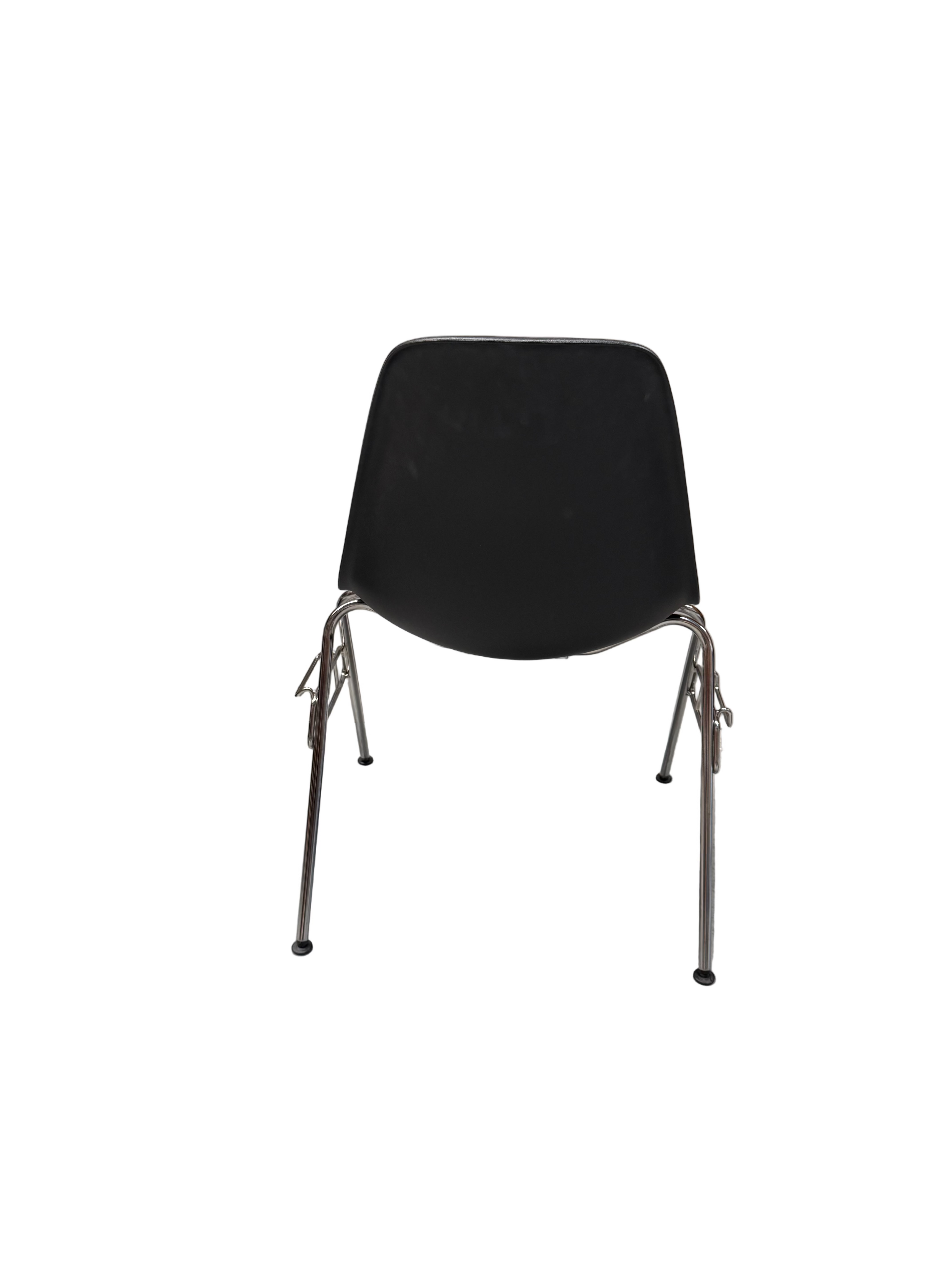 Eames DSS Black Stacking Chair