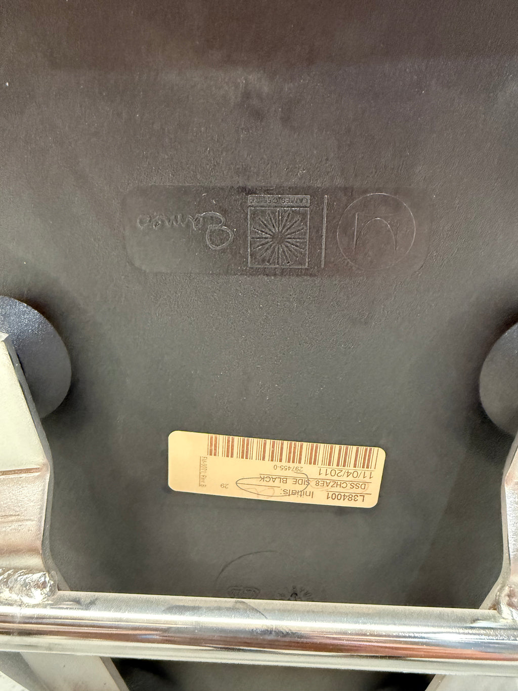 Eames DSS Black Stacking Chair