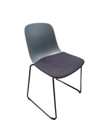 ECF Neo Sled Visitor Chair - Two-Tone Shell with Padded Seat (Supplied by Own World)