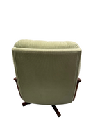 Retro Tessa T1 Armchair Mint Green Cord Upholstery