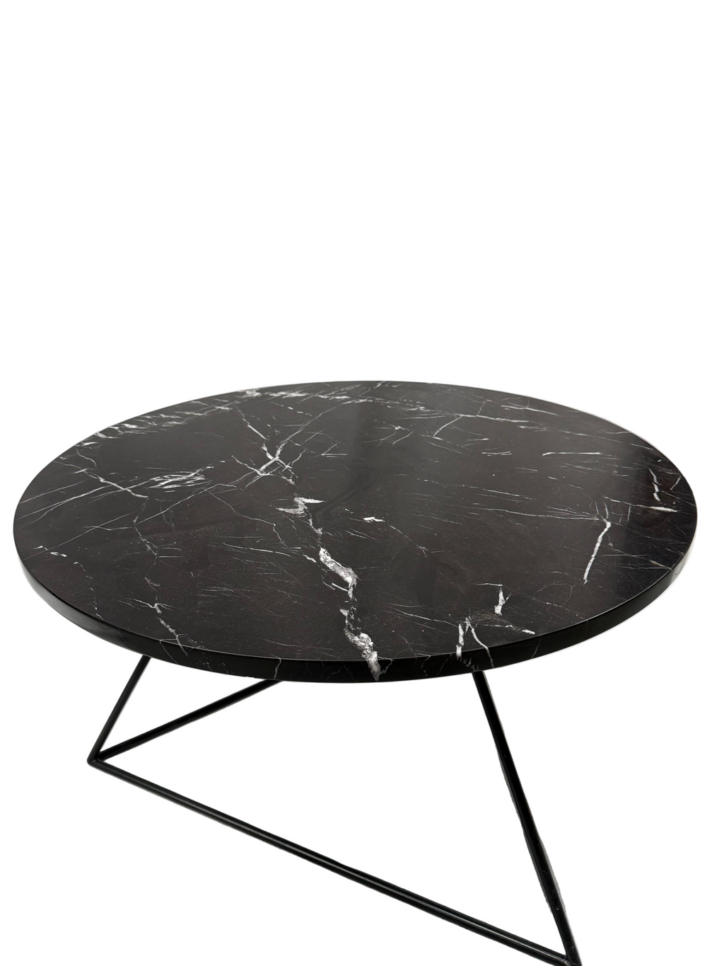Black Marble Top Coffee Table