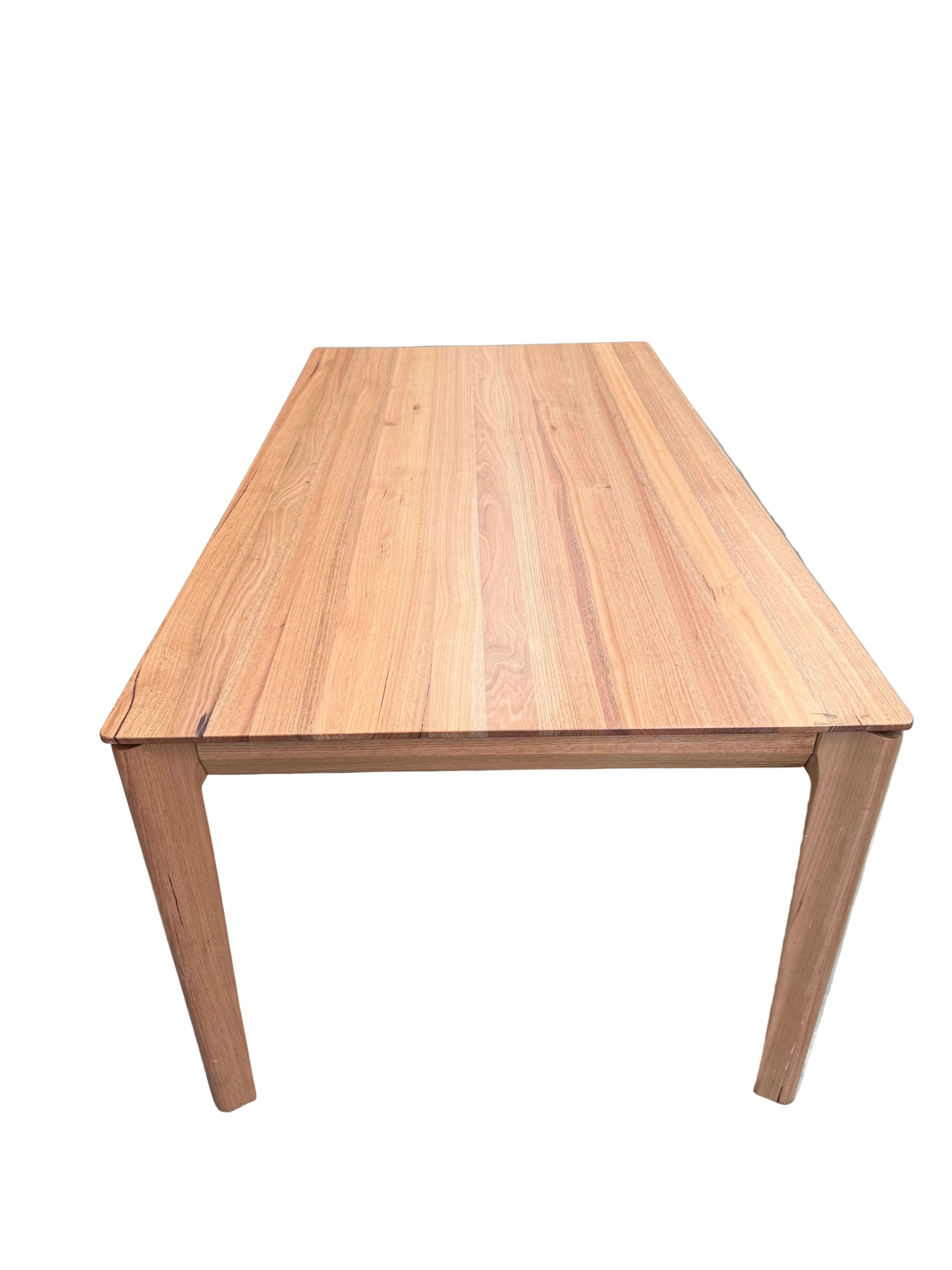 Premium Solid Timber Dining Table - Modern Minimalist Design