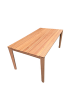 Premium Solid Timber Dining Table - Modern Minimalist Design