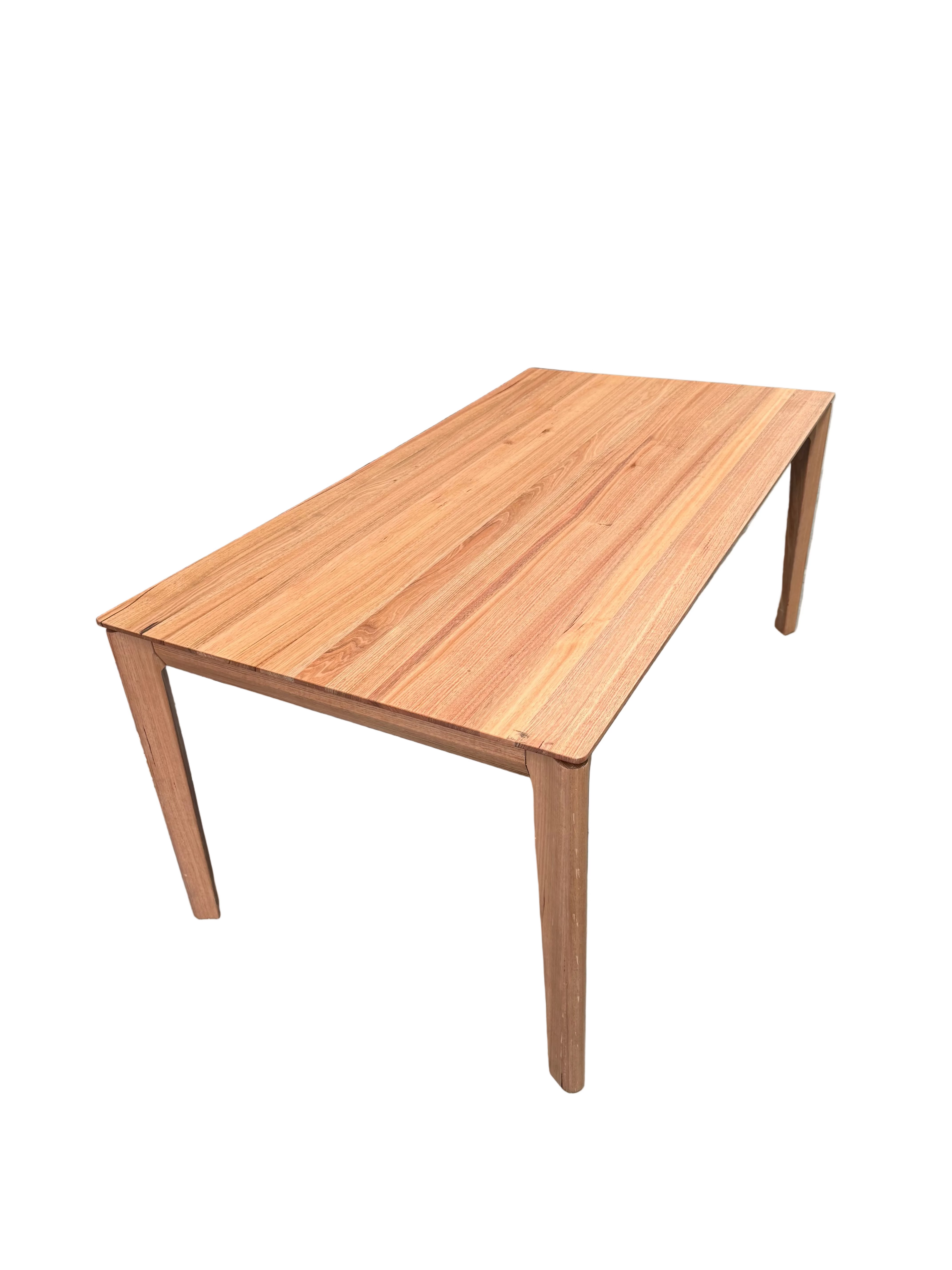 Premium Solid Timber Dining Table - Modern Minimalist Design