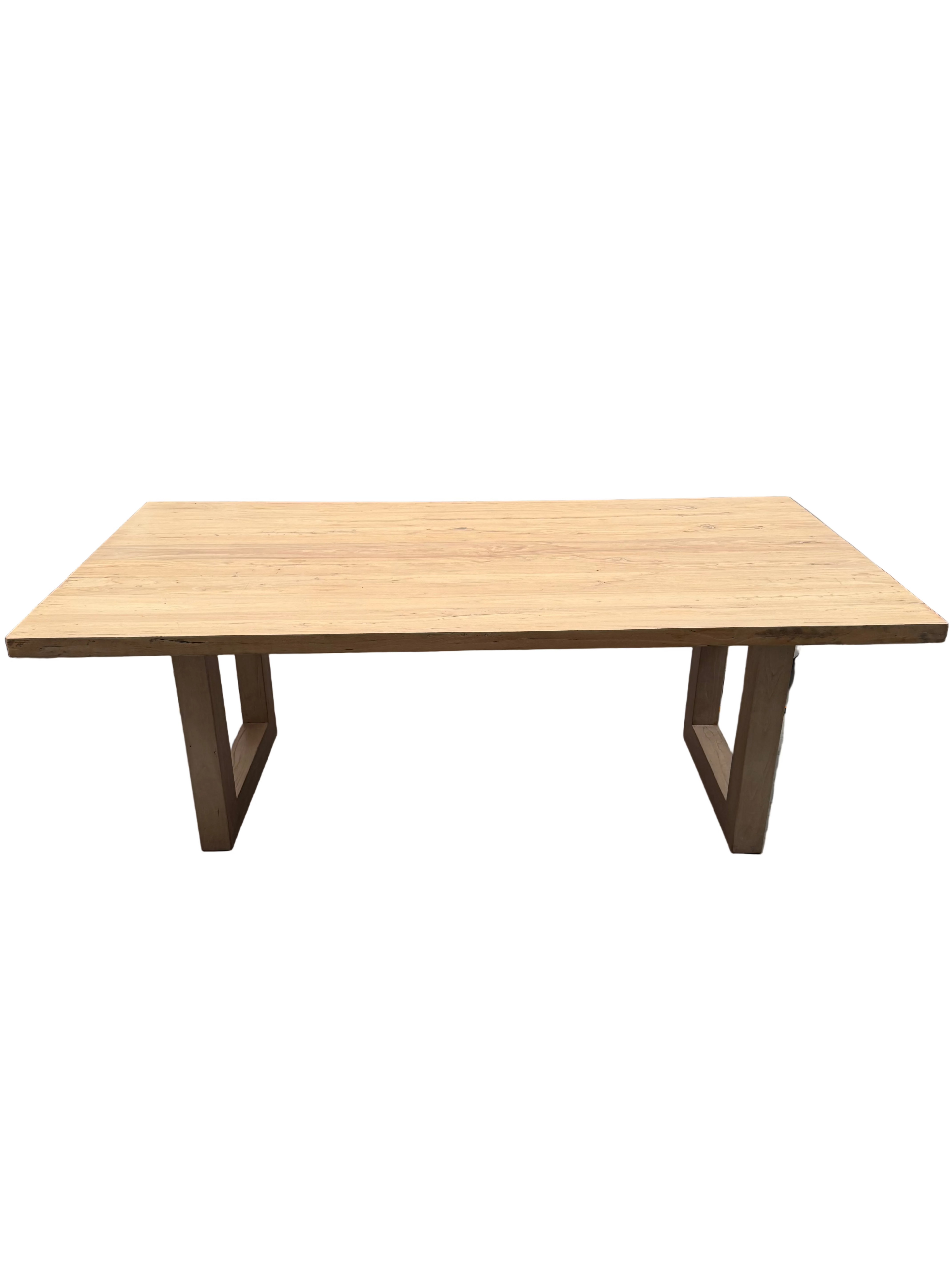 Natural Sled Leg Dining Table