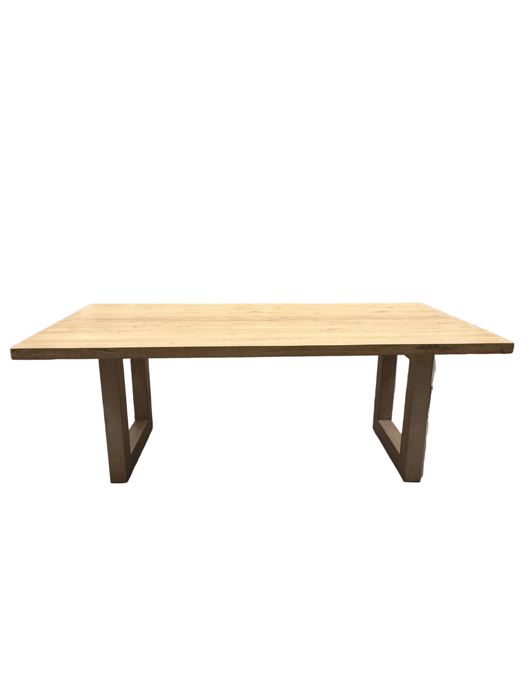 Natural Sled Leg Dining Table