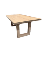 Natural Sled Leg Dining Table