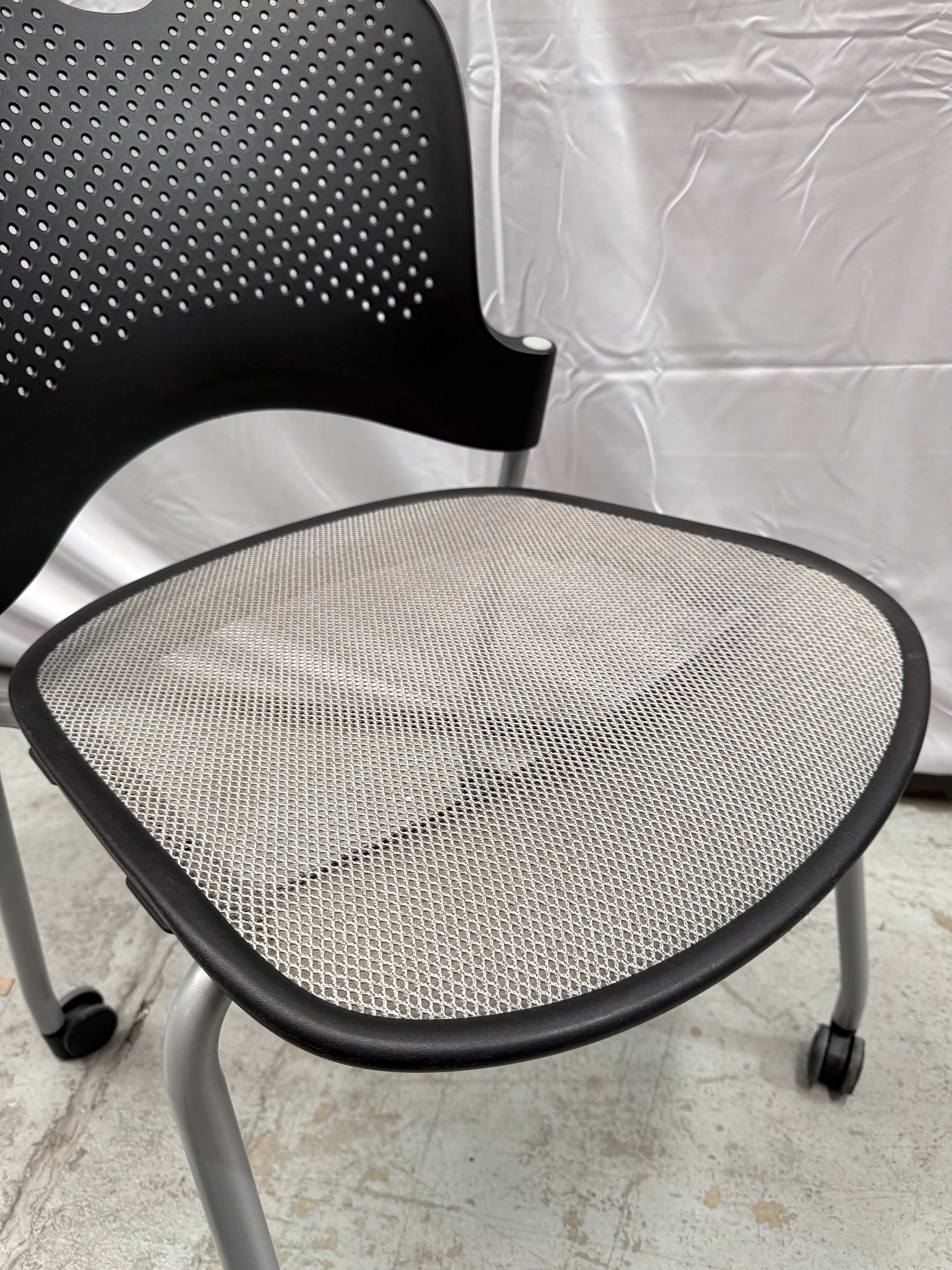 Herman Miller Caper Stacker Chair on Casters