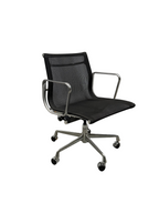 Eames Mesh Aluminium Group Management Task Armchair with Castors, Herman Miller
