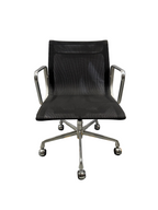 Eames Mesh Aluminium Group Management Task Armchair with Castors, Herman Miller