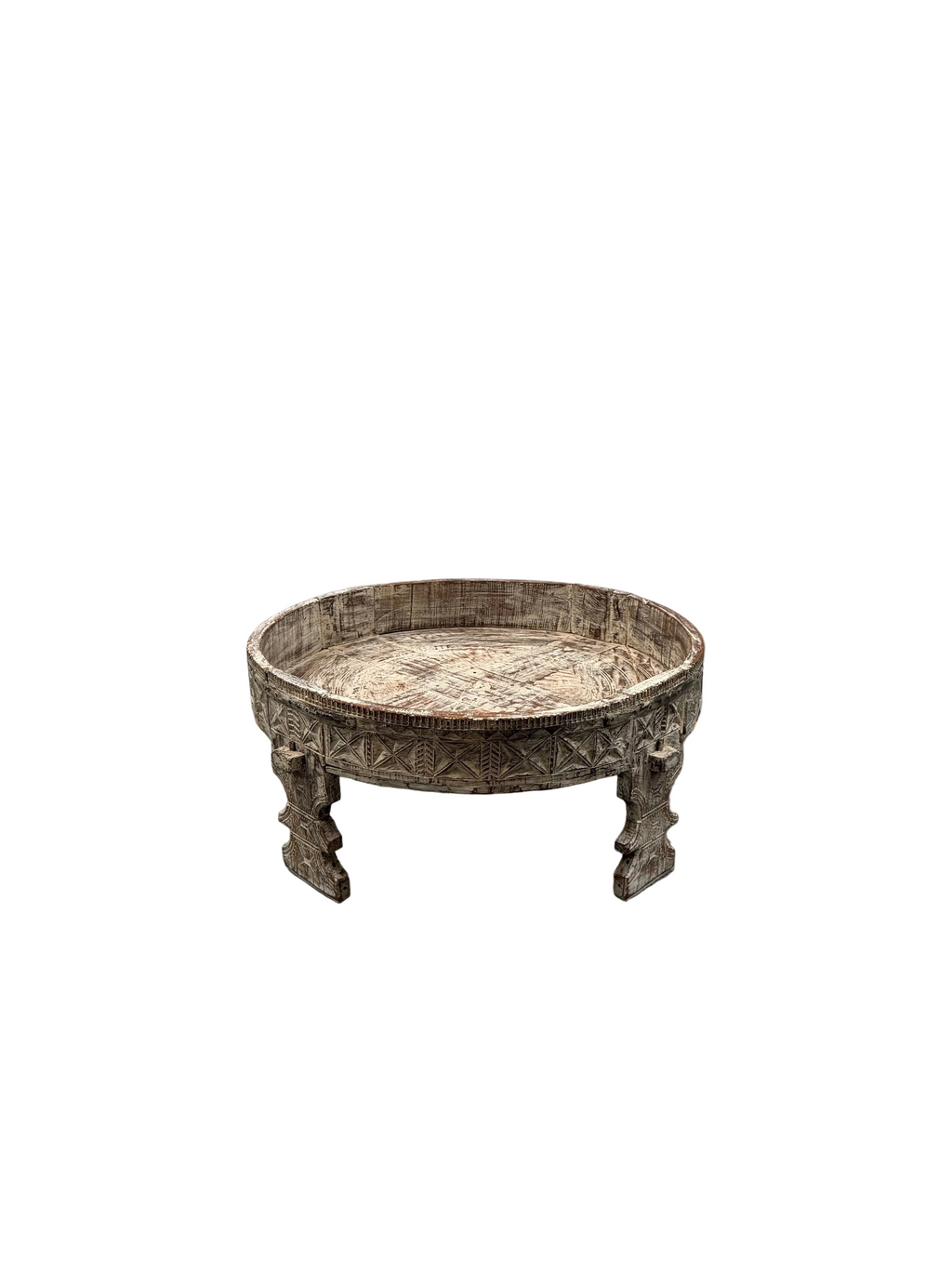 Vintage Indian Grinder Table