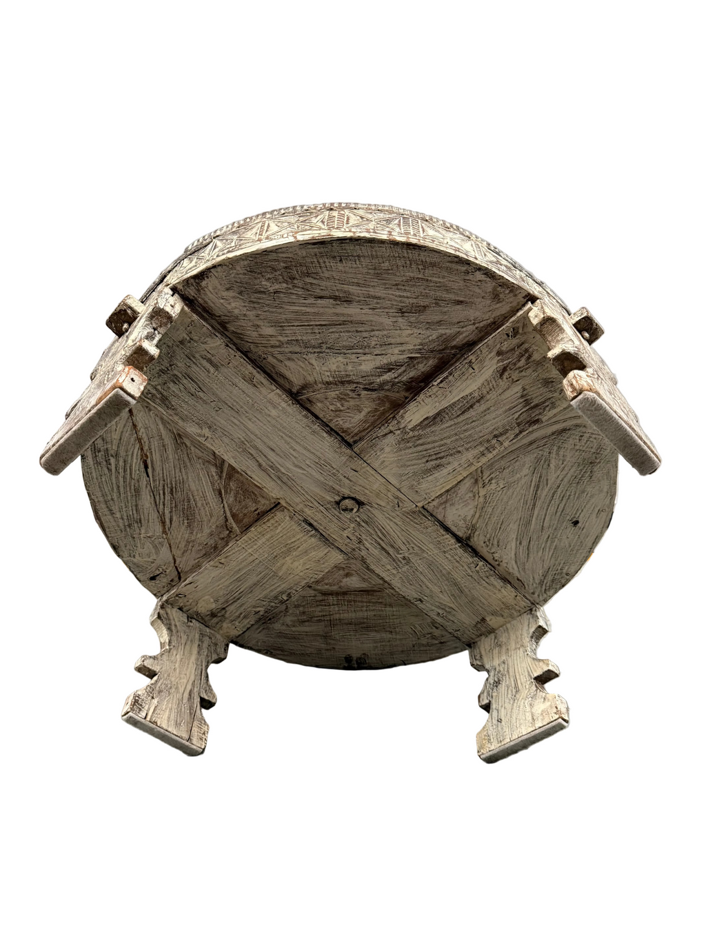 Vintage Indian Grinder Table