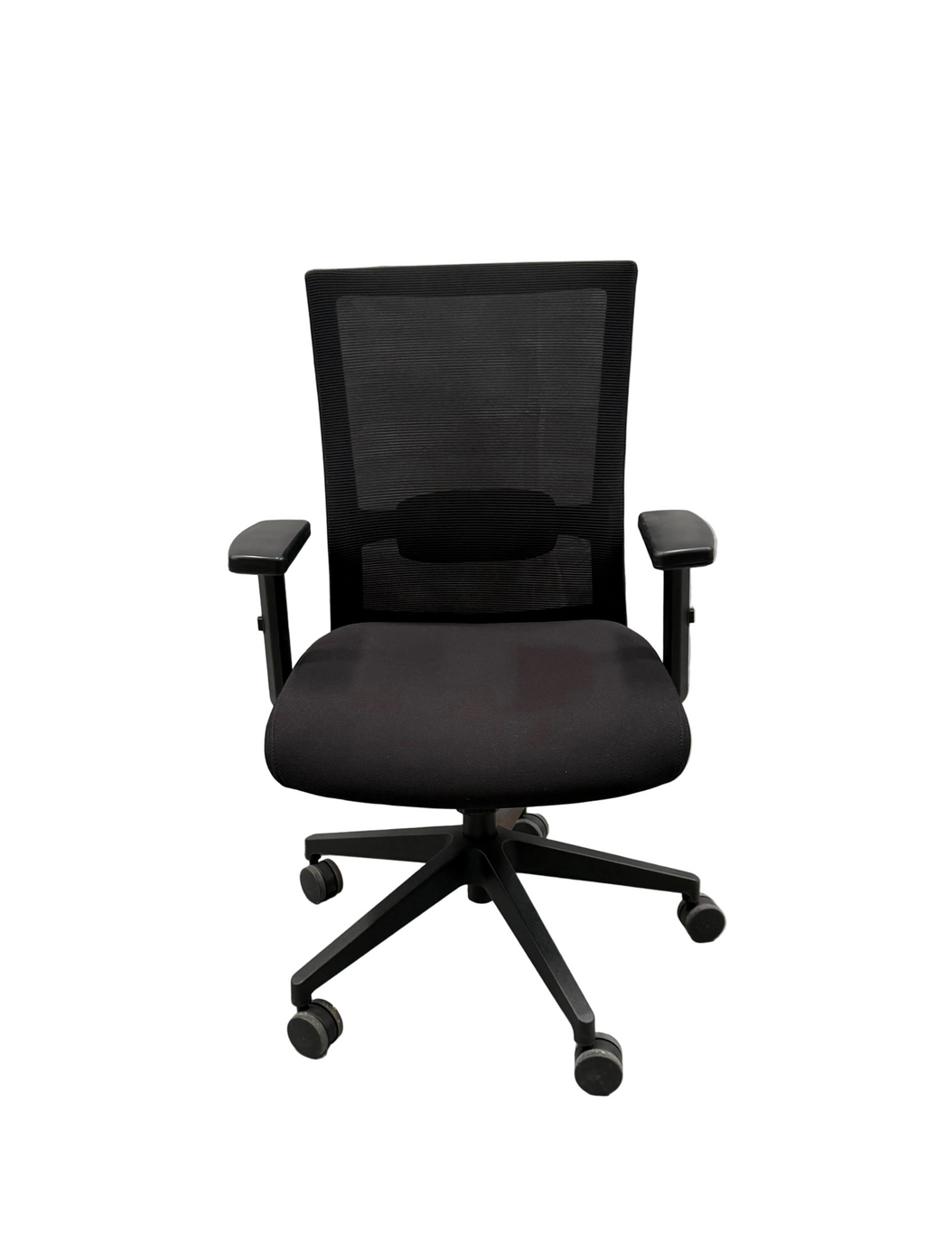 Black Task Chair with Armrests