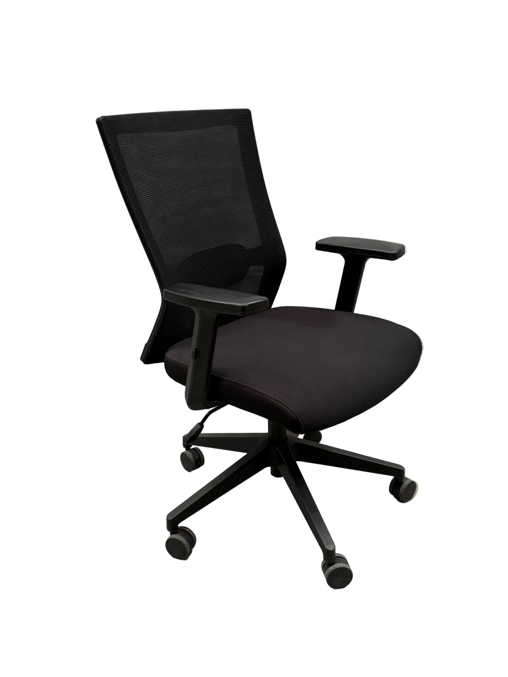 Black Task Chair with Armrests