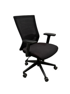 Black Task Chair with Armrests