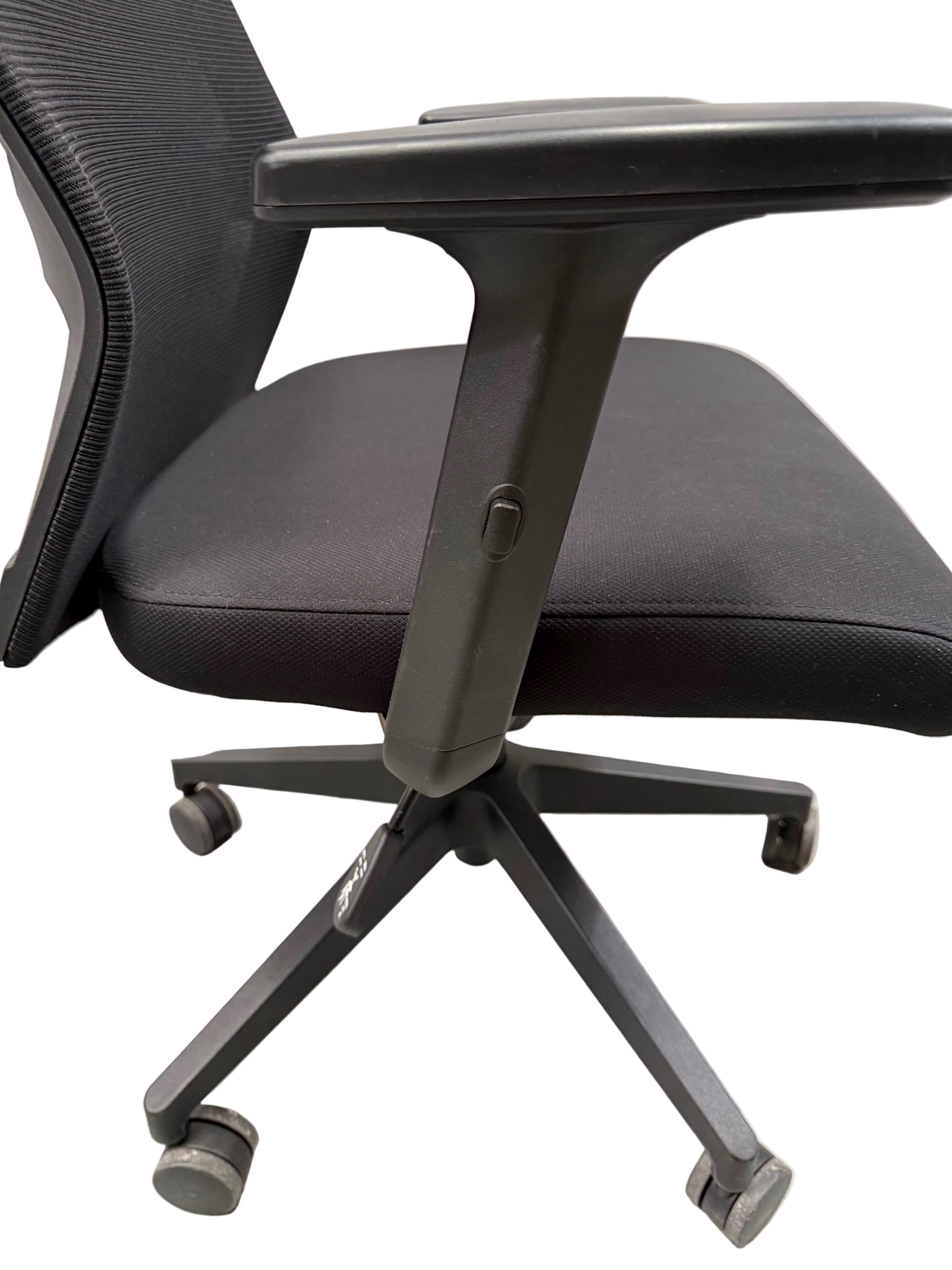 Black Task Chair with Armrests